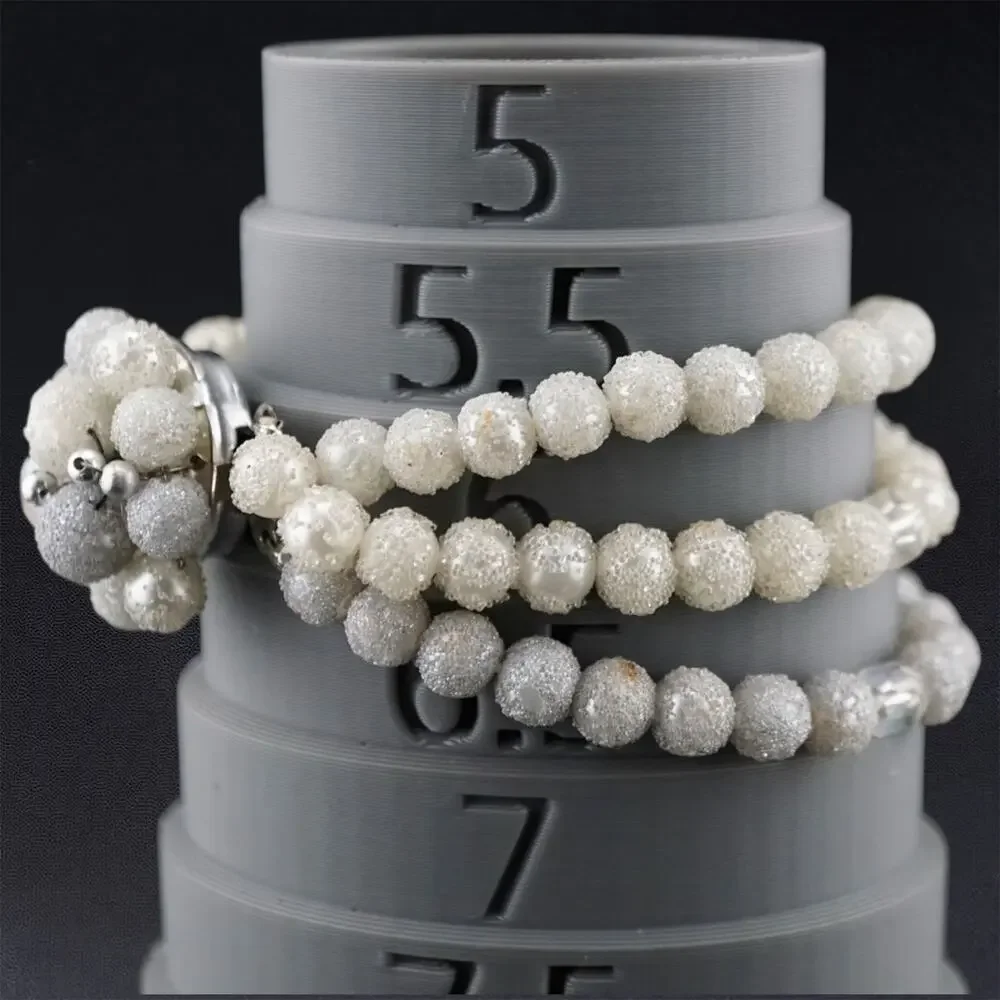 Vintage MCM Sugar Bead Parure Set White Multi Strand Necklace‎ Bracelet Set